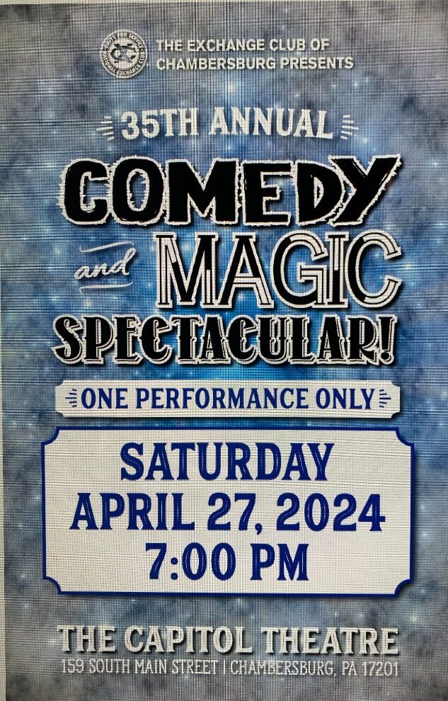 Ad for Annual Comedy and Magic Spectacular